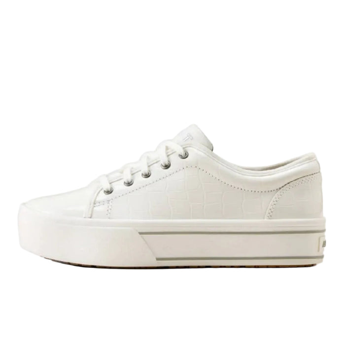 Ariat Women's Skylar White Patent Croc Embossed Sneaker