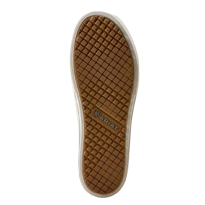 Ariat Women's Skylar White Patent Croc Embossed Sneaker