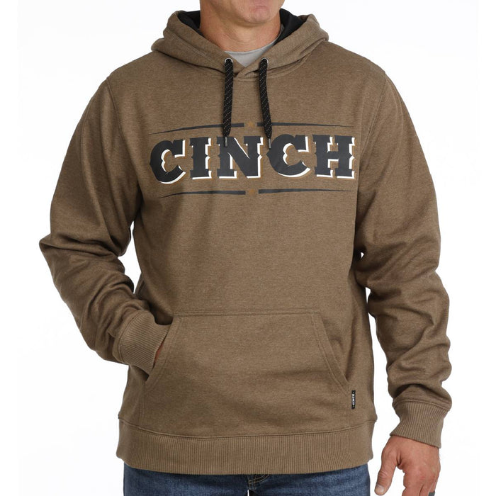 Cinch Men's Brown Logo Hoodie