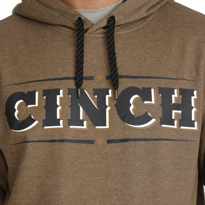 Cinch Men's Brown Logo Hoodie