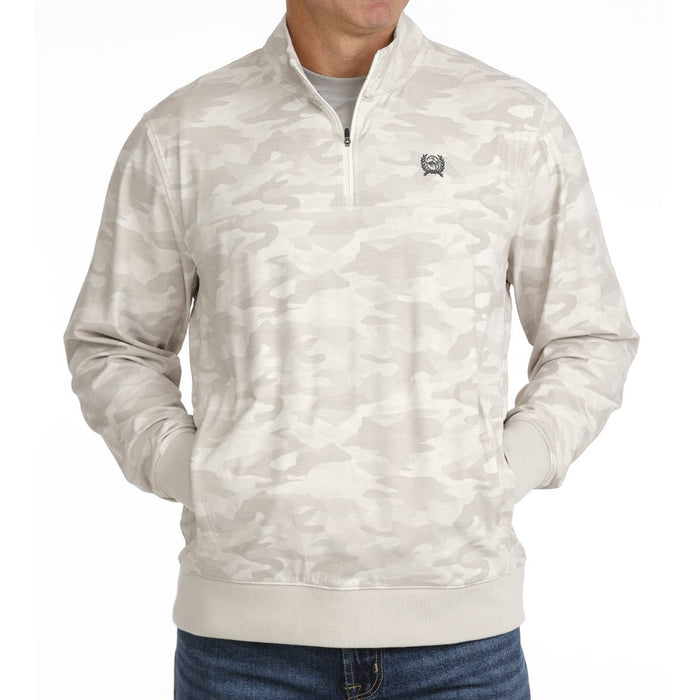 Cinch Men's 1/4 Zip Camo Pullover