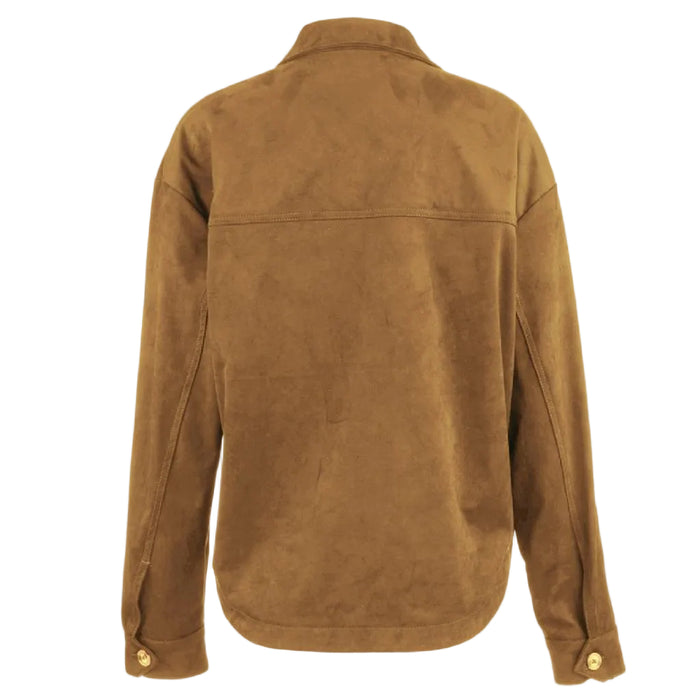 Kut Ellie Whiskey Faux Suede Jacket