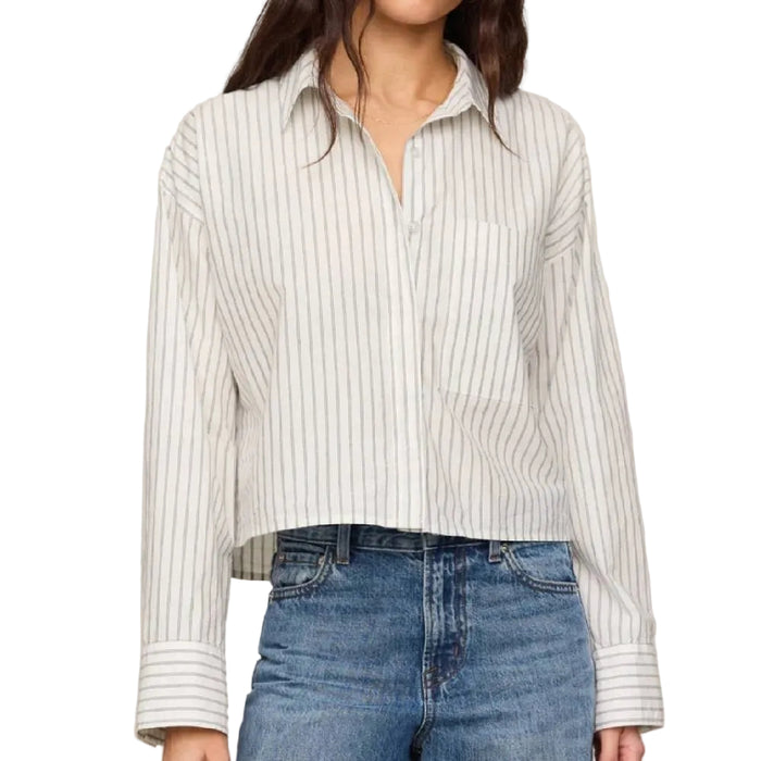 Z Supply Favorite Striped Button Up Top