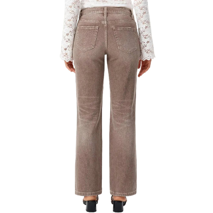Bayeas Briar Mid Rise Straight Leg Jean