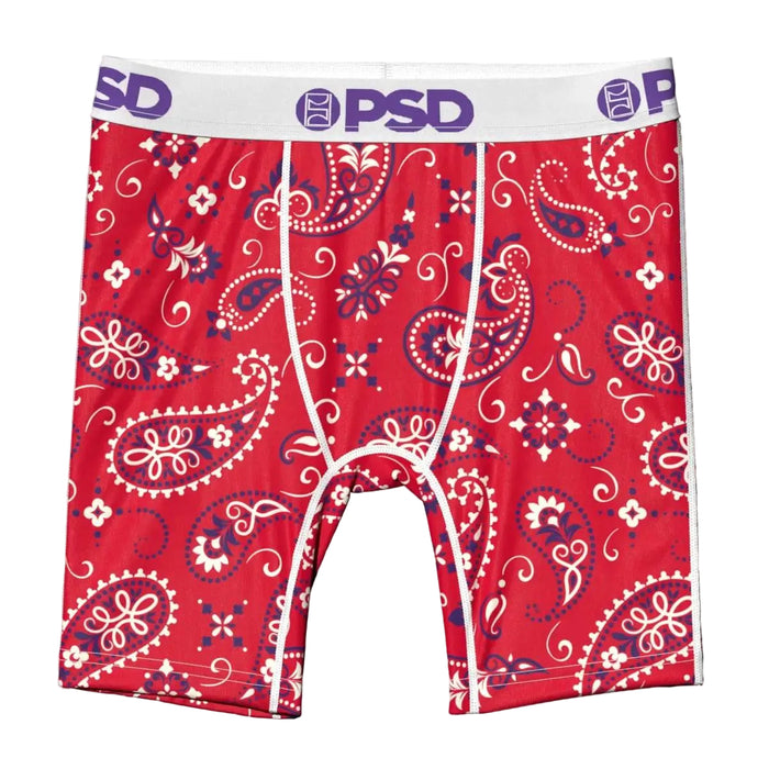 PSD Boy's Red Boteh Boxer Brief