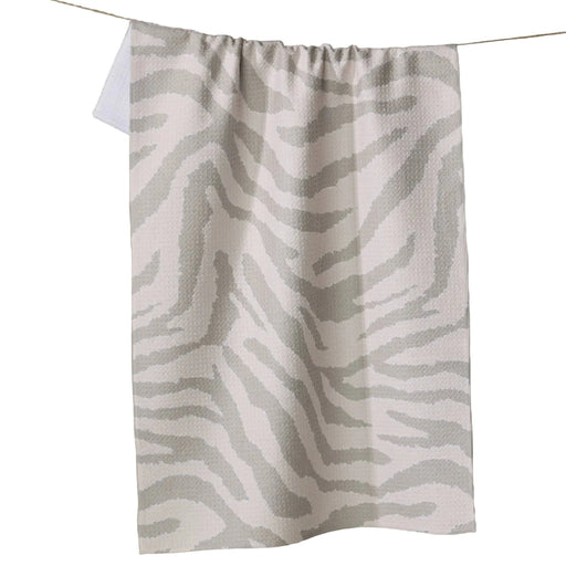 Geometry Zira Gray Tea Towel HOME & GIFTS - Tabletop + Kitchen - Kitchen Decor Geometry