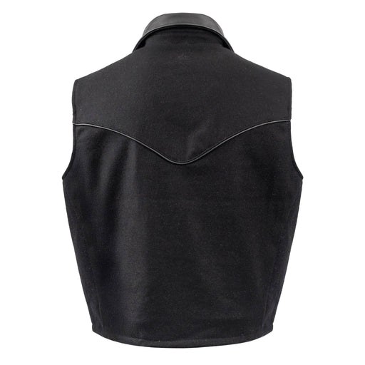 STS Ranchwear Men's Lariat Black Wool Vest MEN - Clothing - Outerwear - Vests STS Ranchwear