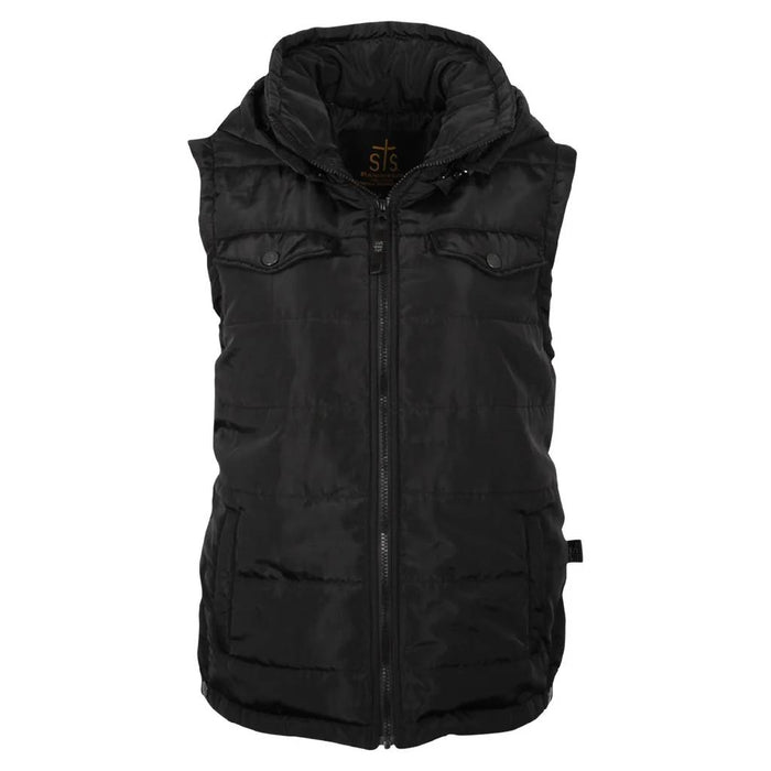 STS Ranchwear Women's Crazy Jane Black Vest