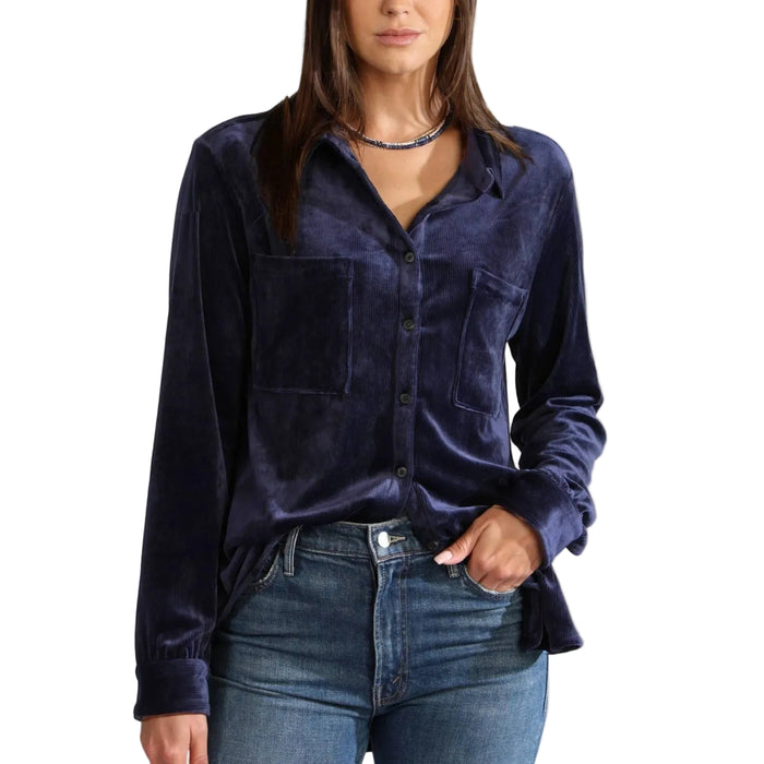Dylan Maeve Navy Top