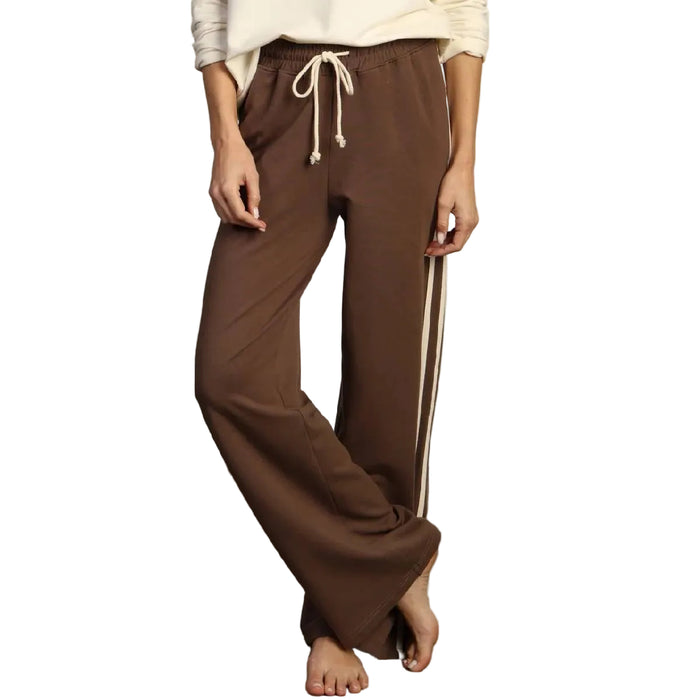 Dylan Wide Leg Side Stripe Pant