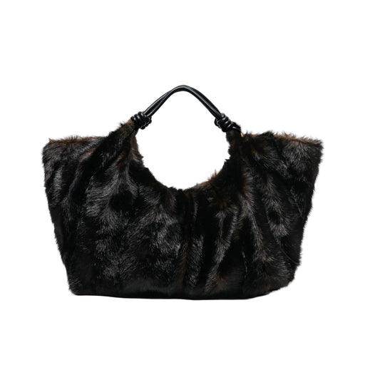 Dolce Vita Lilee Espresso Faux Fur Tote Bag WOMEN - Accessories - Handbags - Tote Bags Dolce Vita