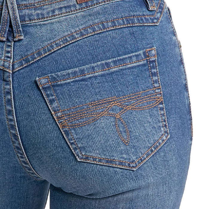 Rock & Roll Denim Women's Double Waistband High Rise Trouser