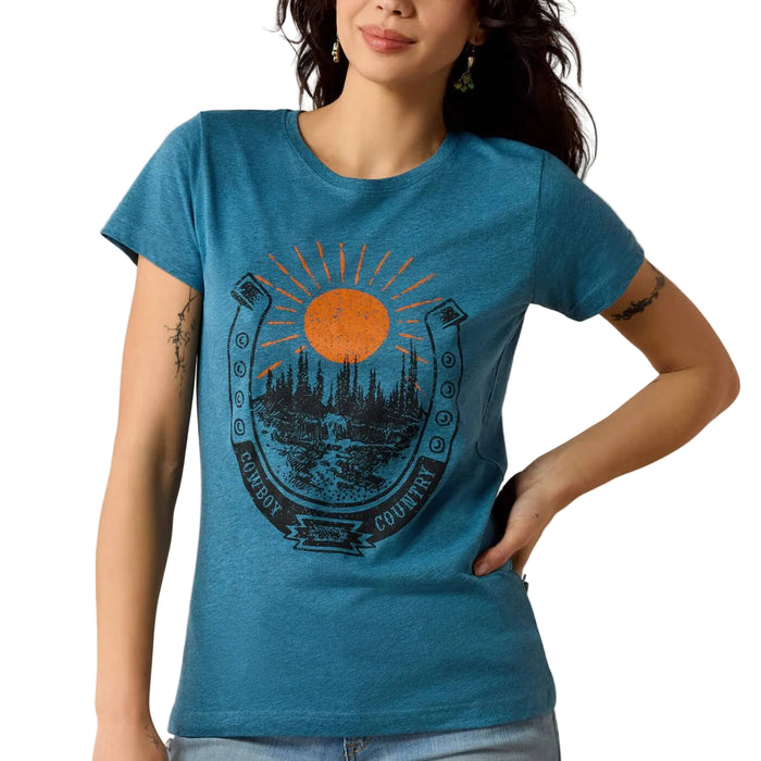 Ariat Women's Horseshoe Country Graphic Tee