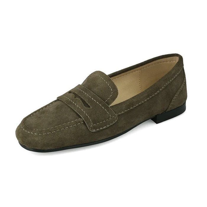 MIA Bahar Suede Olive Loafer