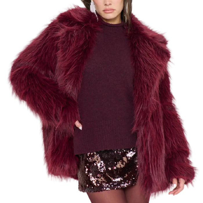 Show Me Your Mumu Salt Lake Fur Coat