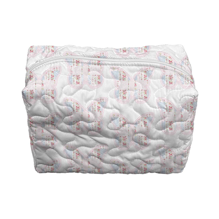 Butterfly Patchwork Pastel Large Makeup Bag