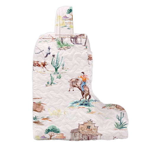 Retro Cowboy Pink Boot Bag ACCESSORIES - Luggage & Travel Ida Mae Home