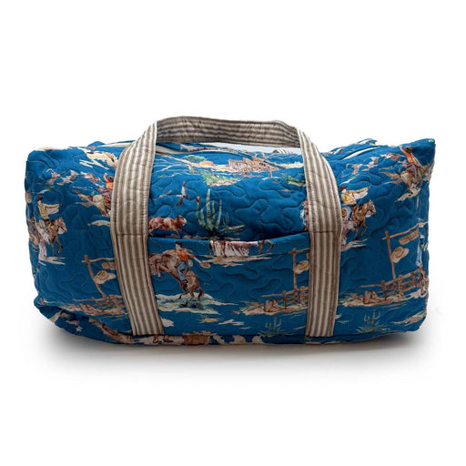 Retro Cowboy Peacock Duffle Bag ACCESSORIES - Luggage & Travel - Duffle Bags Ida Mae Home