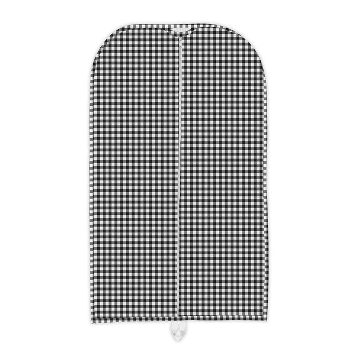 Anthia Gingham Black/White Garment Bag