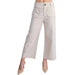Colette Cropped Cream Wide Leg Pant WOMEN - Clothing - Pants & Leggings Glam
