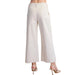 Colette Cropped Cream Wide Leg Pant WOMEN - Clothing - Pants & Leggings Glam