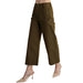 Colette Cropped Olive Wide Leg Pant WOMEN - Clothing - Pants & Leggings Glam