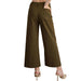Colette Cropped Olive Wide Leg Pant WOMEN - Clothing - Pants & Leggings Glam
