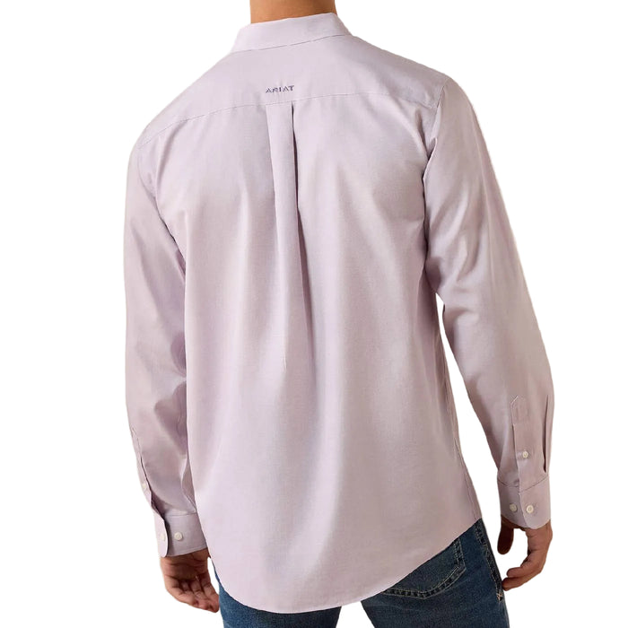 Ariat Men's Solid Pinpoint Oxford Button Down Shirt