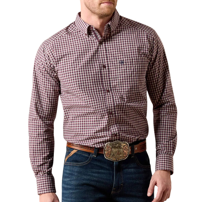 Ariat Men's Pro Jarvis Micro Plaid Button Down Shirt