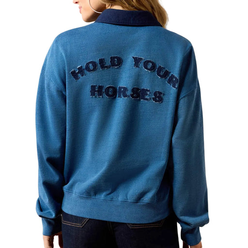 Ariat Women's 1/4 Snap Hold Your Horses Sweatshirt WOMEN - Clothing - Pullovers & Hoodies Ariat Clothing