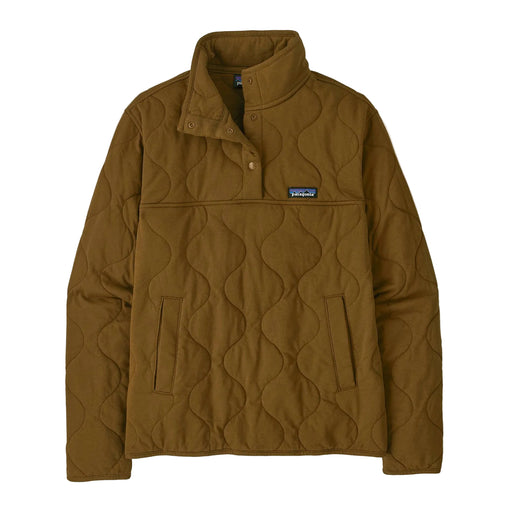 Patagonia Women's Snap T Daily Quilted Pullover - Wolf Brown WOMEN - Clothing - Pullovers & Hoodies Patagonia
