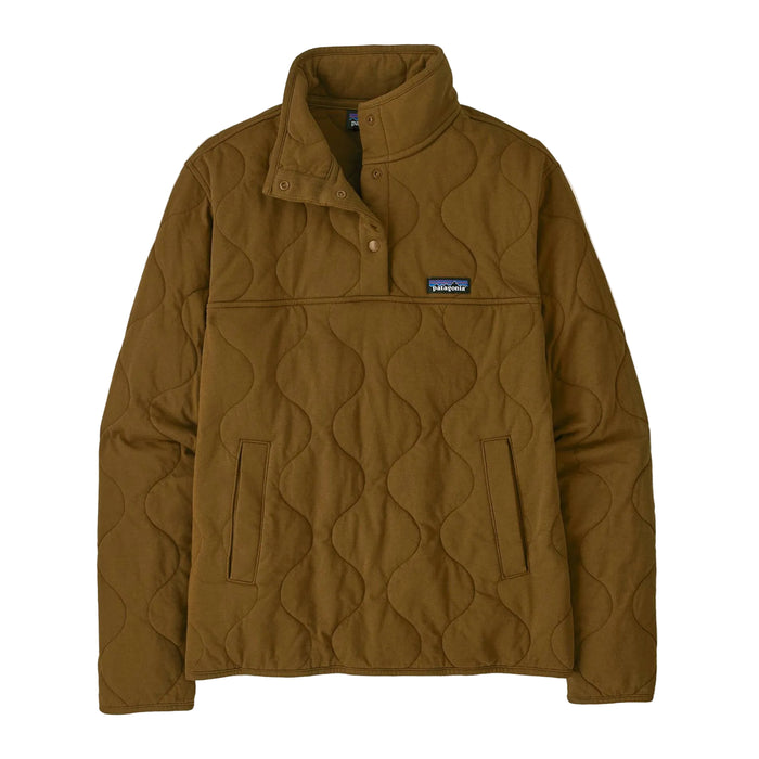 Patagonia Women's Snap T Daily Quilted Pullover - Wolf Brown