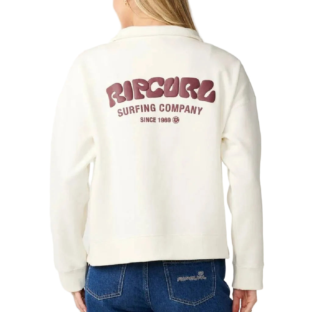Rip Curl Women's 1/4 Zip Surf Puff Pullover WOMEN - Clothing - Pullovers & Hoodies Rip Curl