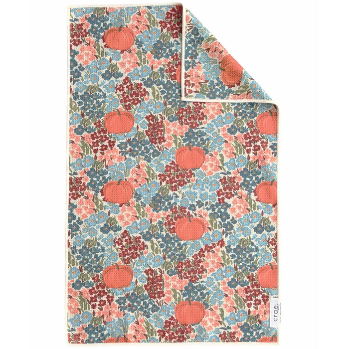 Double Sided Hand Towel - Pretty Pickins Pumpkin Floral HOME & GIFTS - Home Decor - Seasonal Decor Crae Home