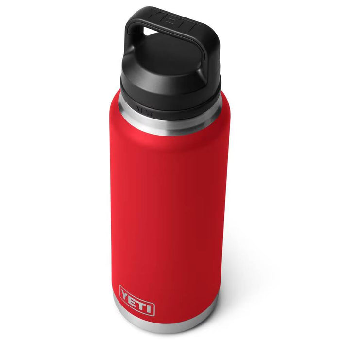 Yeti Rambler 36oz Bottle Chug Rescue Red