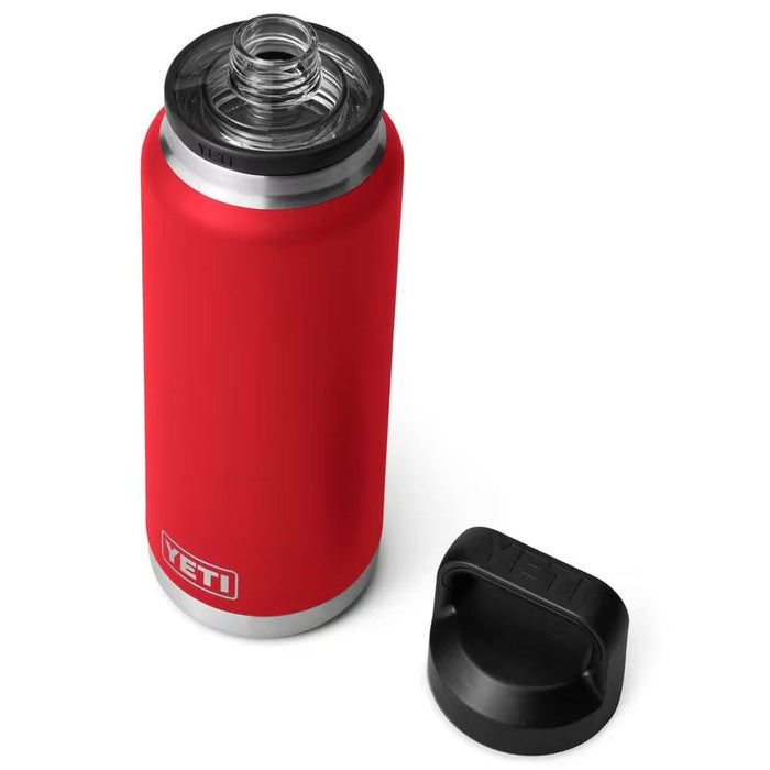 Yeti Rambler 36oz Bottle Chug Rescue Red