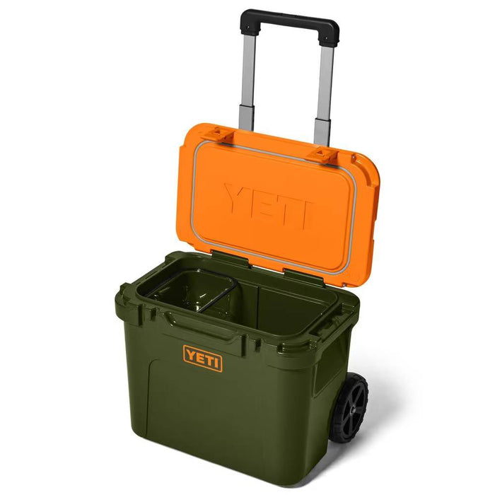 Yeti Roadie 32 Wheeled Hard Cooler - Olive/King Crab Orange