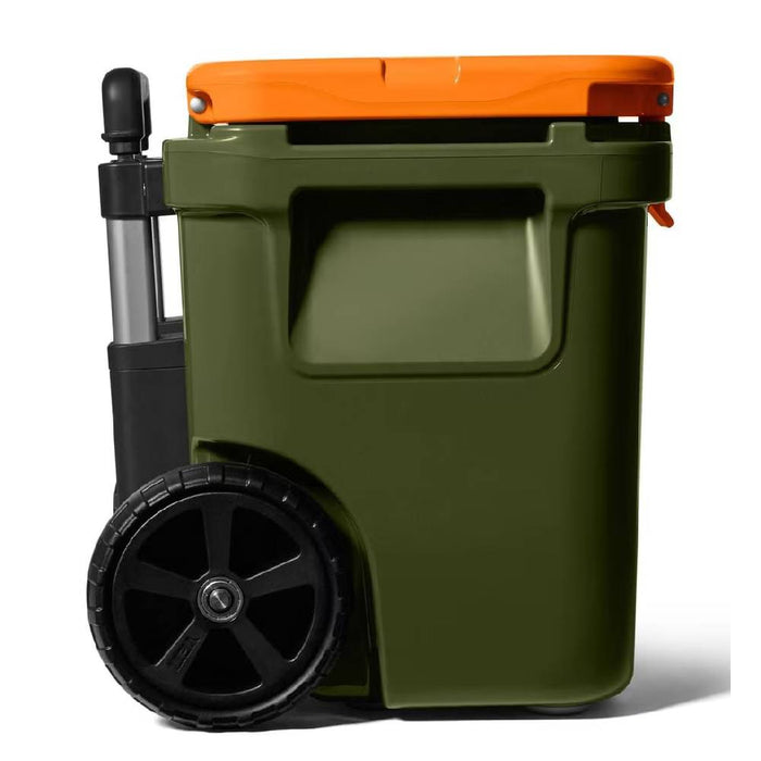 Yeti Roadie 32 Wheeled Hard Cooler - Olive/King Crab Orange