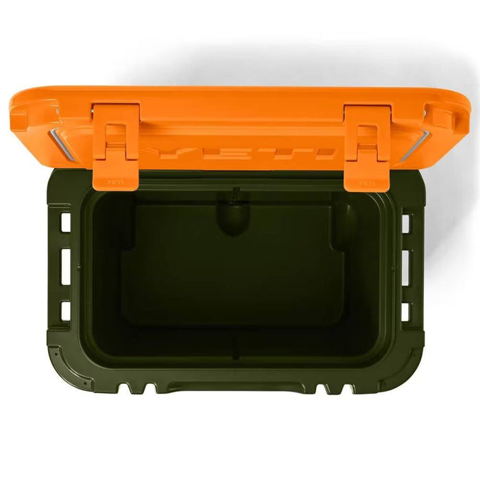Yeti Roadie 32 Wheeled Hard Cooler - Olive/King Crab Orange