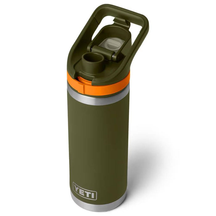 Yeti Rambler 18oz Flip Chug Bottle - Olive/King Crab Orange HOME & GIFTS - Yeti Yeti