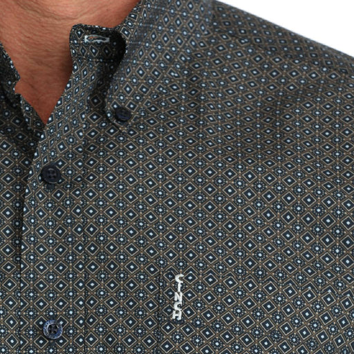 Cinch Men's Modern Fit Geo Print Button Shirt MEN - Clothing - Shirts - Long Sleeve Cinch
