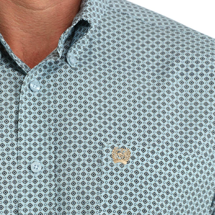 Cinch Men's Arenaflex Geo Print Button Shirt MEN - Clothing - Shirts - Long Sleeve Cinch