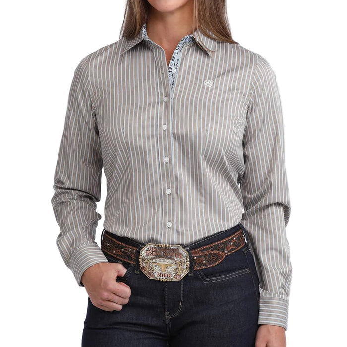 Cinch Women's Stripe Button Shirt WOMEN - Clothing - Tops - Long Sleeved Cinch
