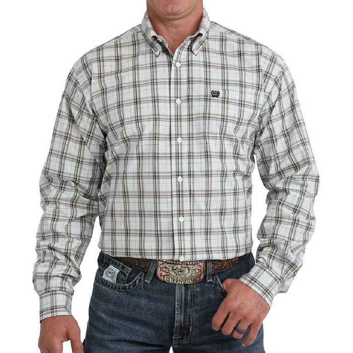 Cinch Men's Plaid Button Shirt