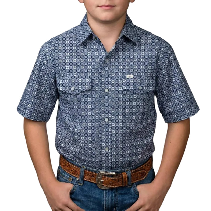 Ferrell Boy's The Emerson Snap Shirt KIDS - Boys - Clothing - Shirts - Short Sleeve Shirts Ferrell Brand
