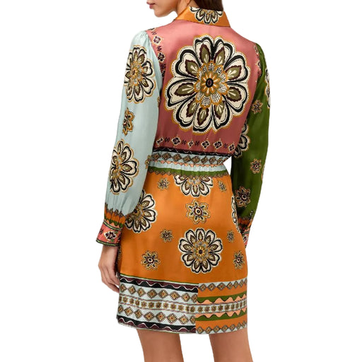 Johnny Was Maxima Tie Waist Mini Dress WOMEN - Clothing - Dresses Johnny Was Collection