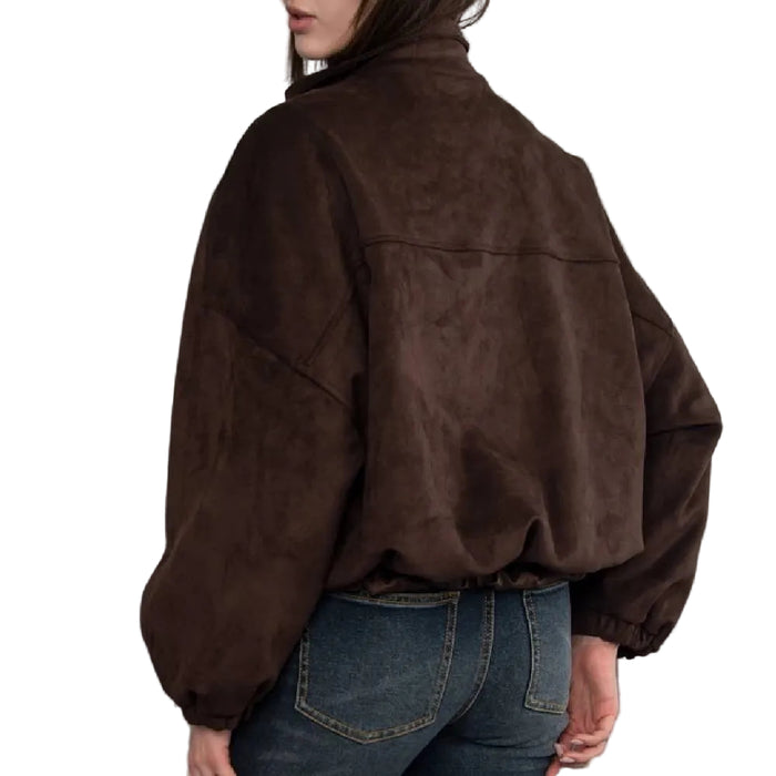 Mia Imitation Suede Jacket