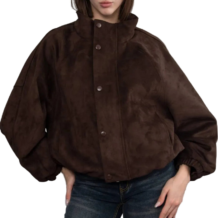 Mia Imitation Suede Jacket