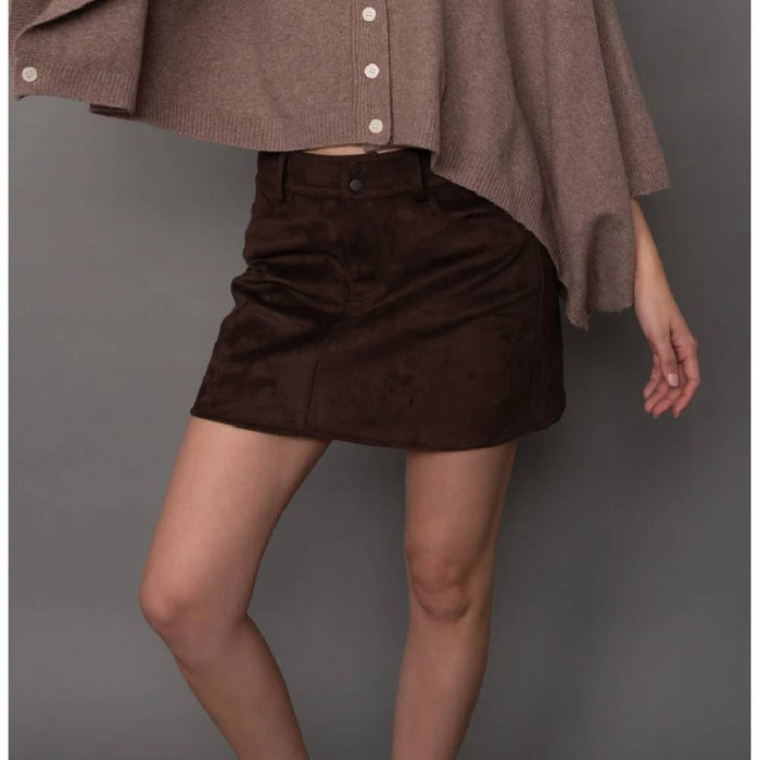 Missy Faux Suede Mini Skirt