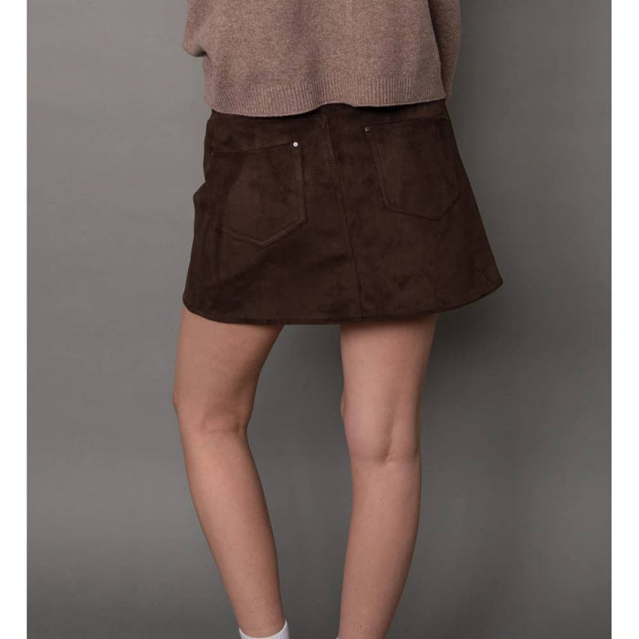 Missy Faux Suede Mini Skirt